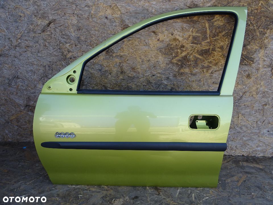 DRZWI LEWY PRZÓD LEWE PRZEDNIE OPEL CORSA B LIFT HB 5D LAK:Z488 NR110 - 1