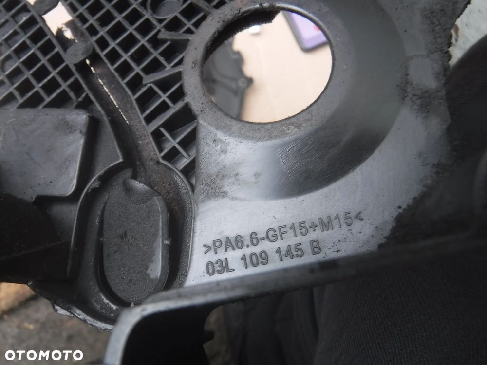 Vw Passat B6 Golf A3 S3  Skoda Seat Audi oslona rozrzadu CFF CFG 2.0 TDI 03L109145B 03L109147B - 2