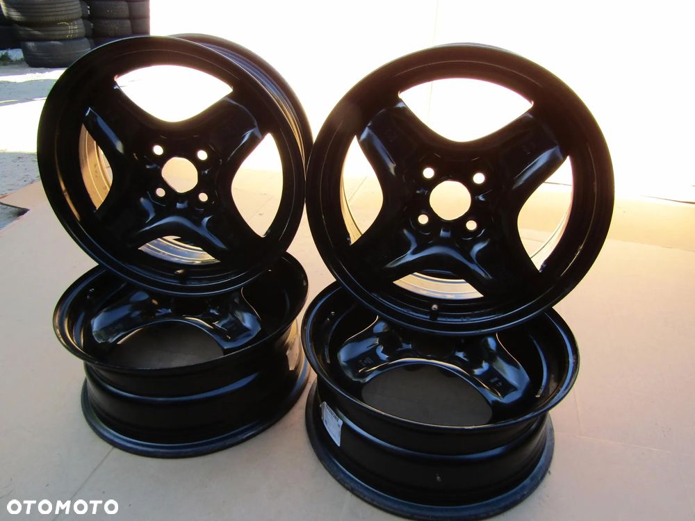 4x Felgi Stalowe 15 Opel Corsa C D E Adam Tigra Meriva Astra G H / Fiat Grande Punto Evo 6 j 4x100 ET39 piasta 56,6 mm + czujniki TPMS ORYGINALNE - 3