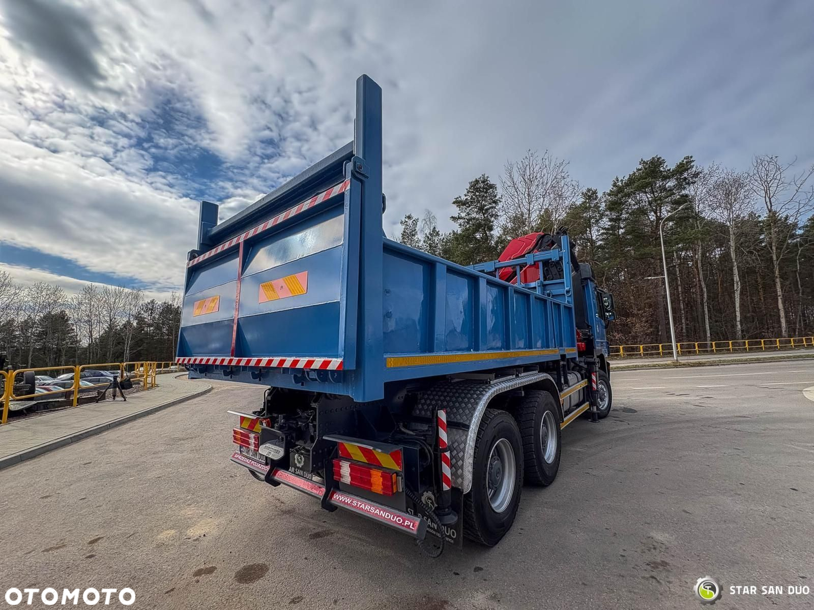 Mercedes-Benz ACTROS 3341 6x6 HMF 4220 K4 HDS Żuraw Wywrotka - 6