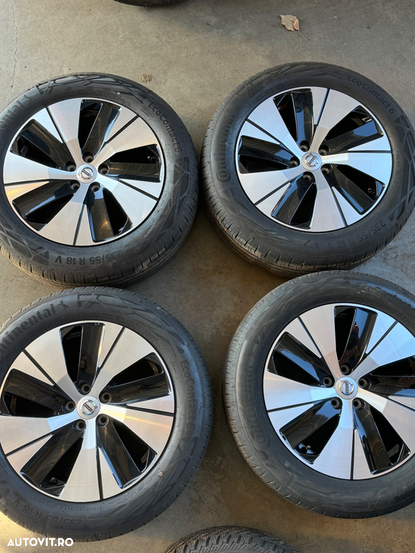 Vând jante originale Volvo Xc40-Xc60 pe 18” cu anvelope vară noi