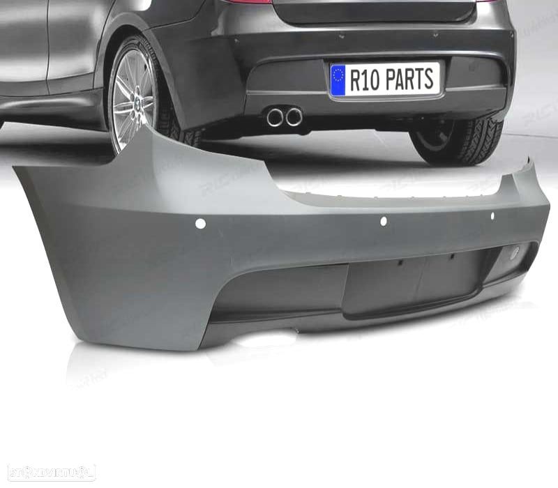 PÁRA-CHOQUES TRASEIRO BMW E81 E87 04-11 LOOK M PDC ABS - 2