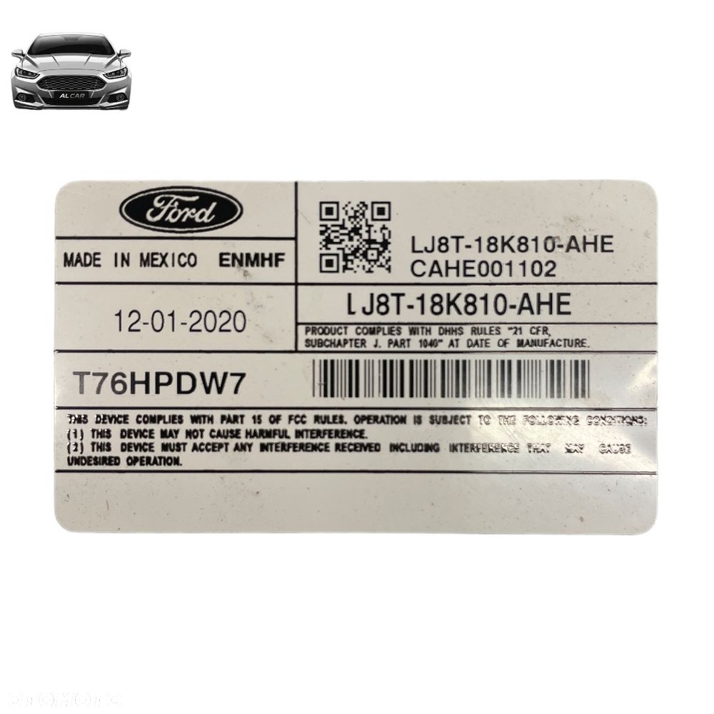 RADIO FABRYCZNE FORD MUSTANG MACH-E LJ8T-18K810-AHE - 3