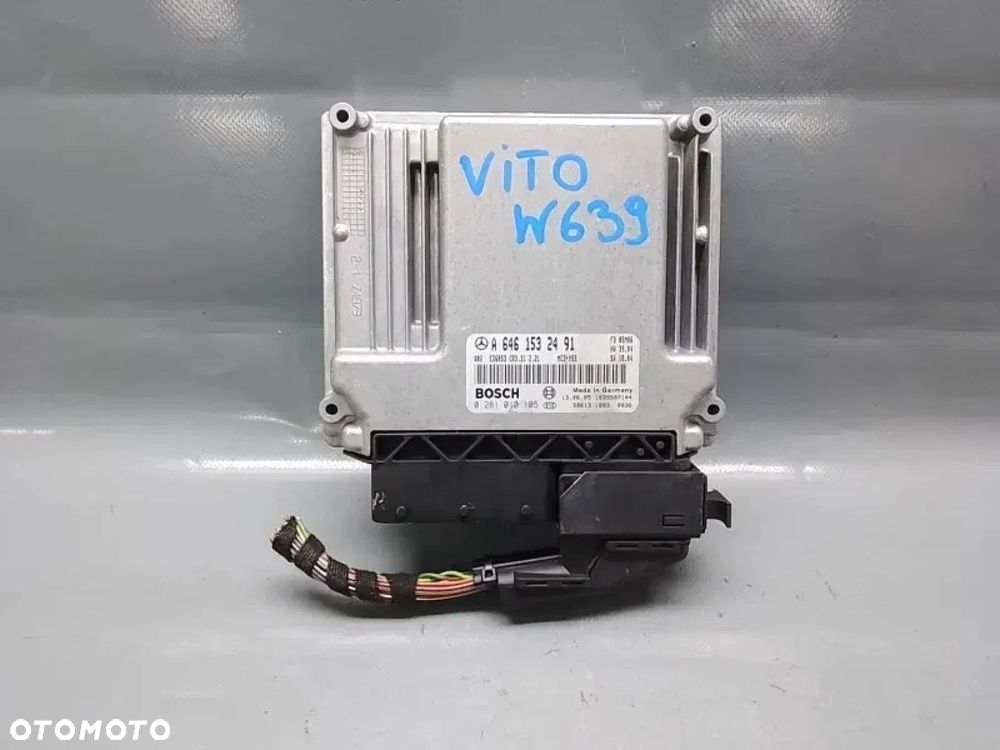 sterownik silnika komputer mercedes vito w639 viano 2.2 cdi a6461532491 - 1