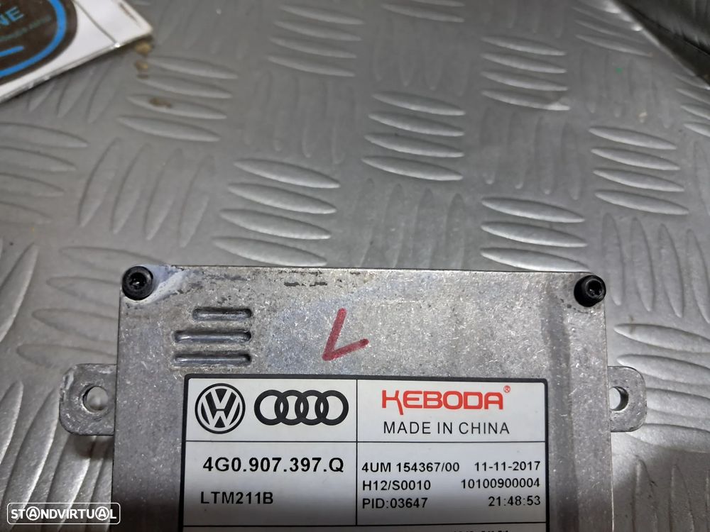Audi A6 C7 Módulo Balastro Centralina  do Farol Optica ref. 4G0907397P 7PP941472J - 4