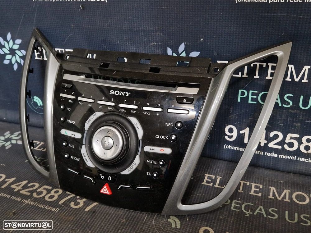 Display painel usado FORD C-MAX II 2 AM5T-18K811-SA37CE RADIO - 3