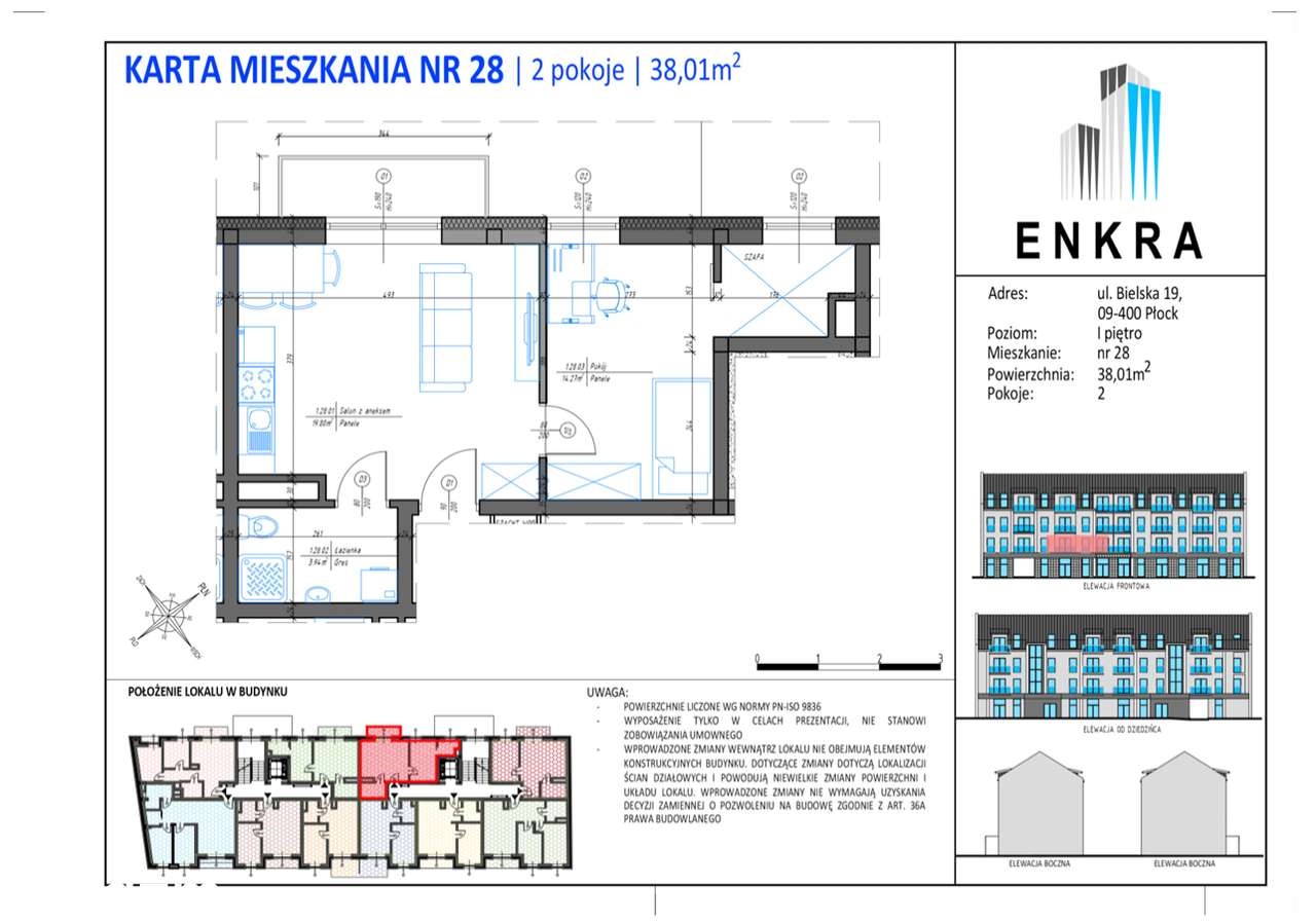 NOWE MIESZKANIE- 38,01M2