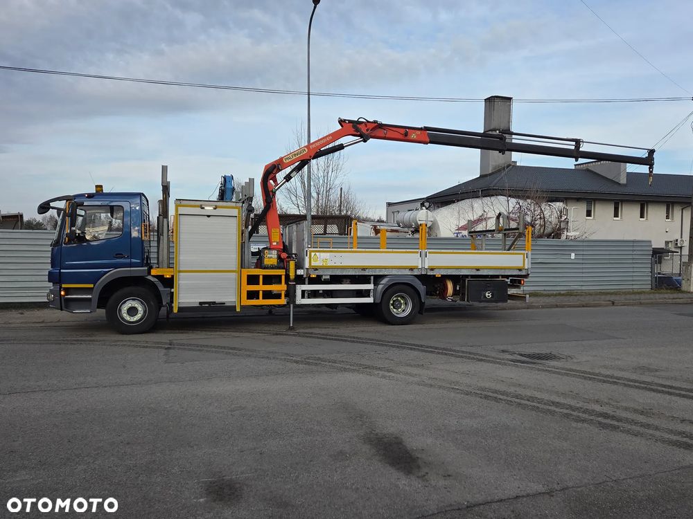 Mercedes-Benz ATEGO 1624 // PALFINGER PK12001 PILOT RADIOWY // 3 WYSUWY // HDS ŻURAW DŹWIG // 131.000km EURO 5 // MOŻLIWA ZMIANA ZABUDOWY - PRZEBUDOWA - 2