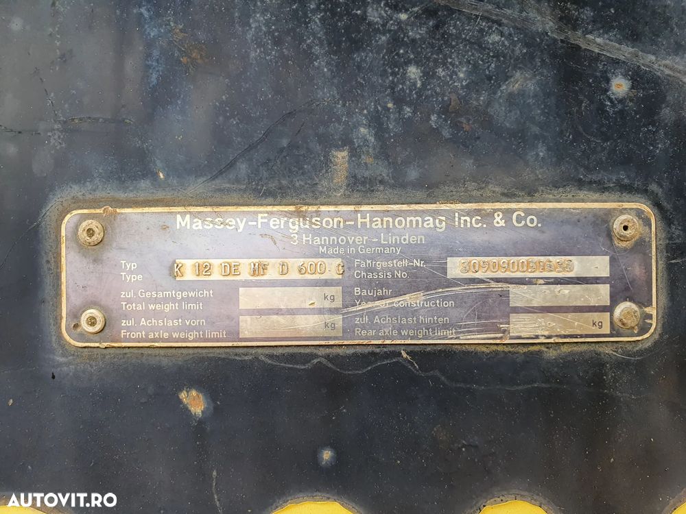 Pentru Piese ,Buldozer Hanomag D 600 C, For Parts - 2