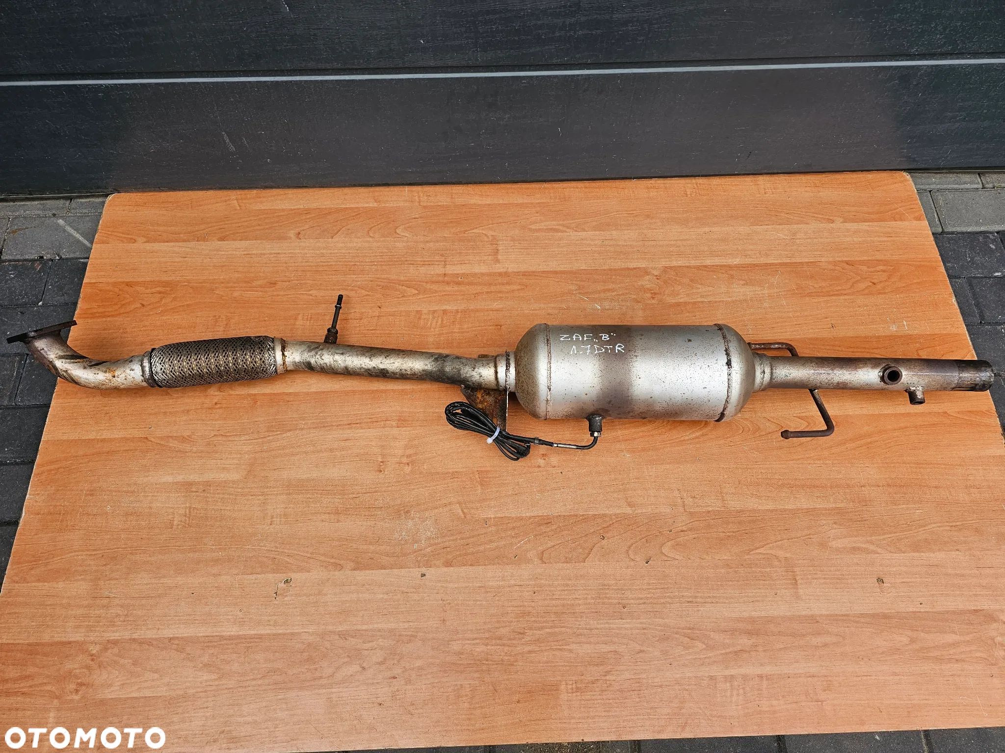 KATALIZATOR PEŁNY DPF ŁĄCZNIK ELASTYCZNY OPEL ZAFIRA B 1.7 DTR - 1