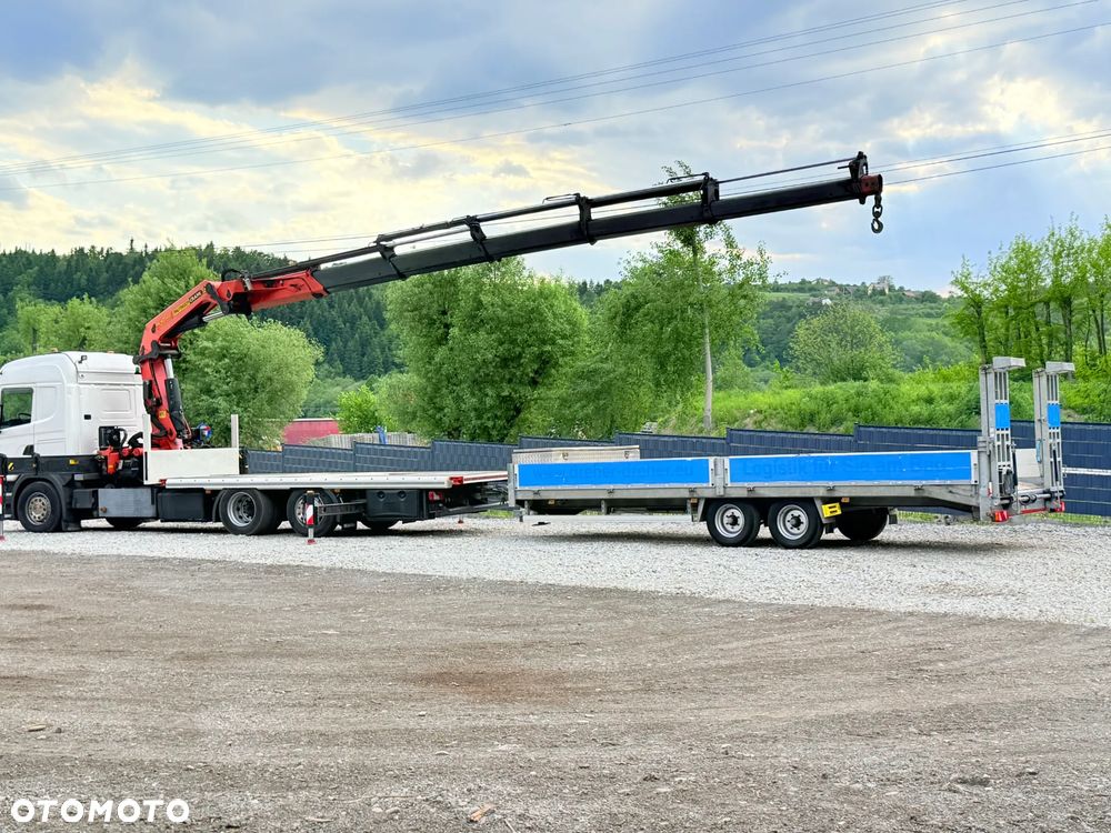 Scania * SCANIA G400 * Zestaw + Przyczepa * HDS Palfinger Kran PK 42500 * 3 Osie * Sprowadzona * Bardzo Dobry Stan * - 17
