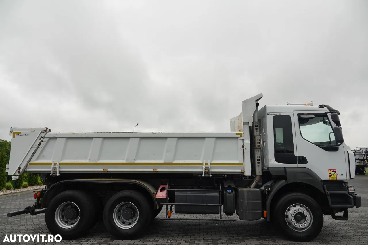 Renault KERAX 410 / 6x4 / 3-SIDE TIPPER / 2X HYDROBORTA / HYDROKLAPA / BORDMATIC / MANUAL / IMPORTAT - 20