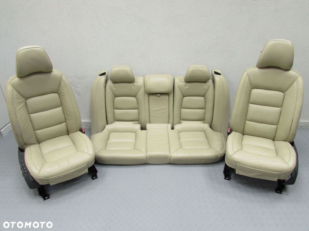 VOLVO S80 II 06-16 FOTELE KANAPA SKORA KOMPLET PODGRZEWNE - 1