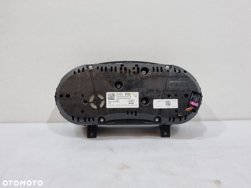 AUDI A3 8V LICZNIK ZEGARY 8V0920872Q EUROPA BENZYNA - 4