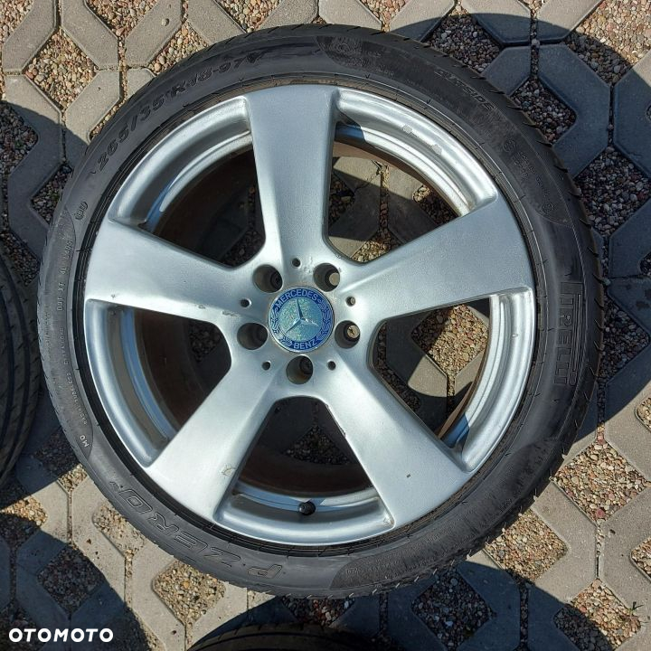 KOLA 18" MERCEDES E W212 W207 C W204 KOMPLETNE ORYGINALNE Z OPONAMI - 4