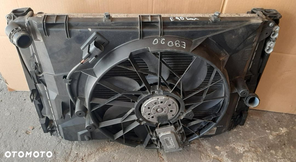 Chłodnica wody komplet chłodnic BMW E87 E90 E91 E92 benzyna