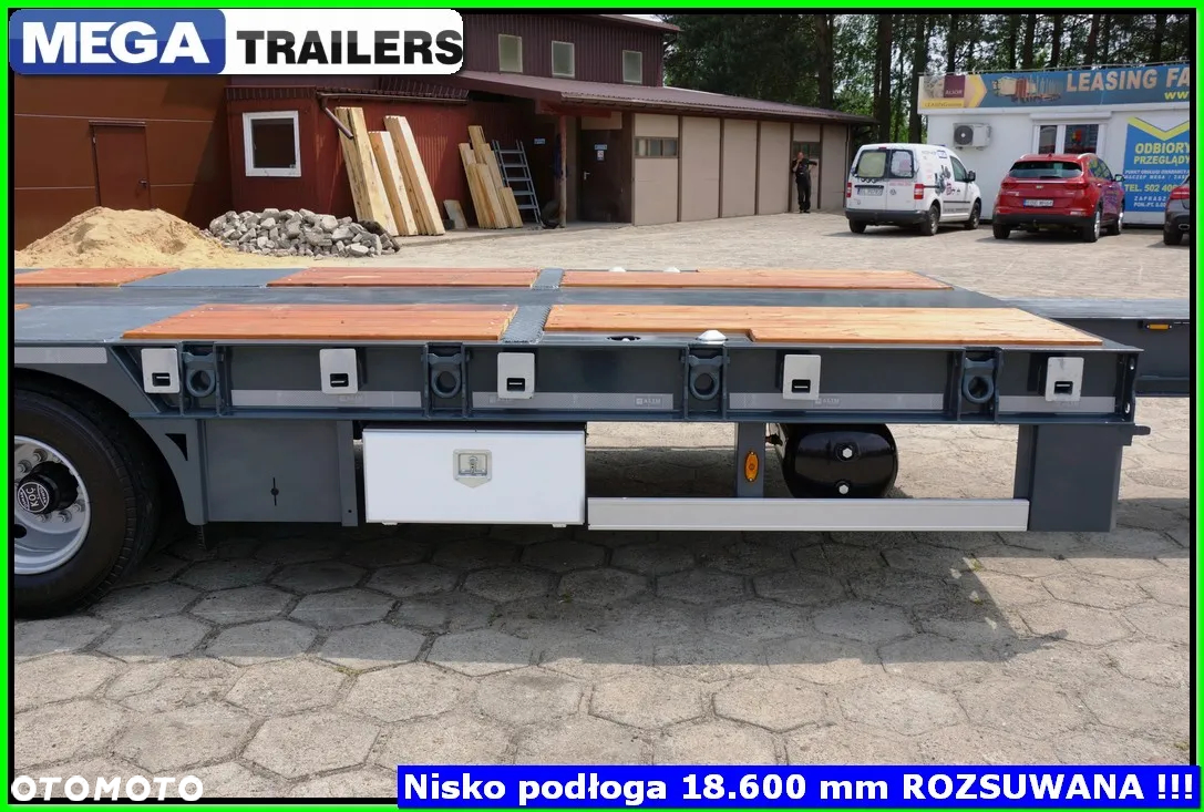 Mega Nisko-podwoziowa dł. 18,60 Mm, ROZSUWANA - KONTENERY 20, 30, 40 Ft !!! - 39