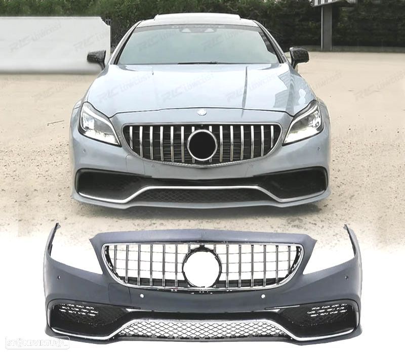 PÁRA-CHOQUES FRONTAL MERCEDES CLASE CLS W218 11-14 LOOK AMG PDC - 1