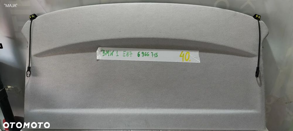 BMW serii 1 e87 6966715 PÓŁKA BAGAŻNIKA TYLNA - 2