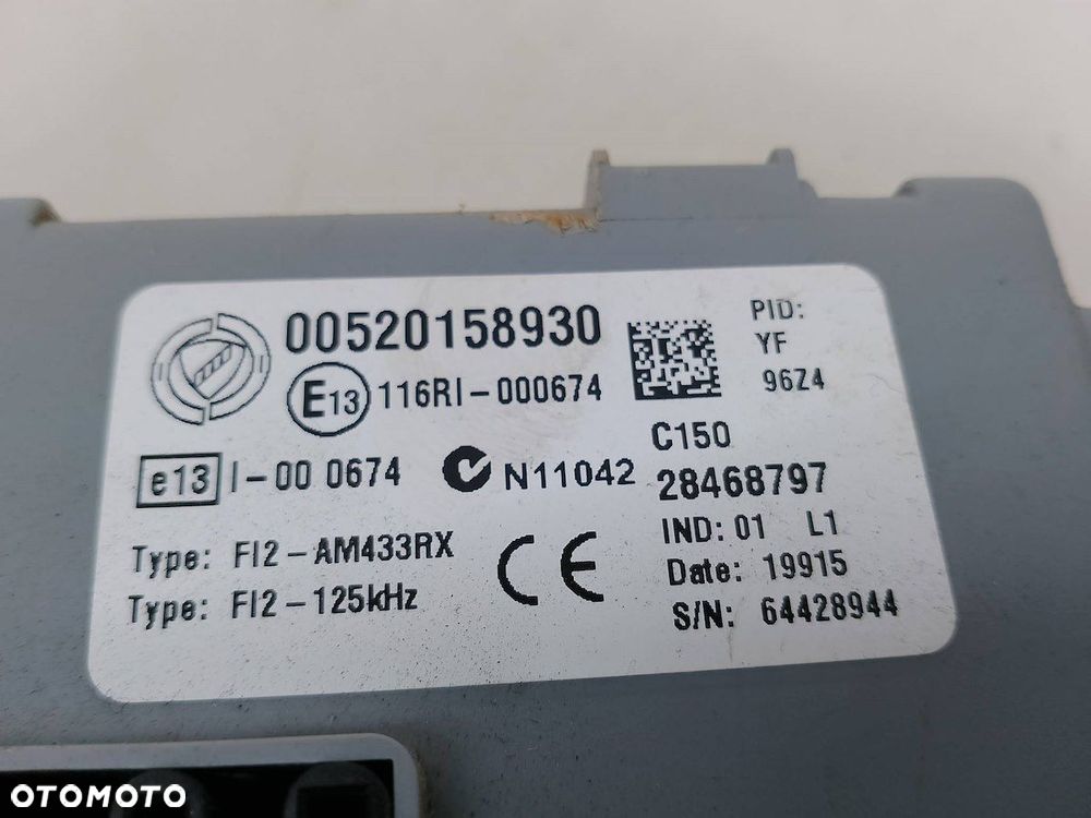 MODUŁ BSI OPEL COMBO D 00520158930 1.3 CDTI - 2