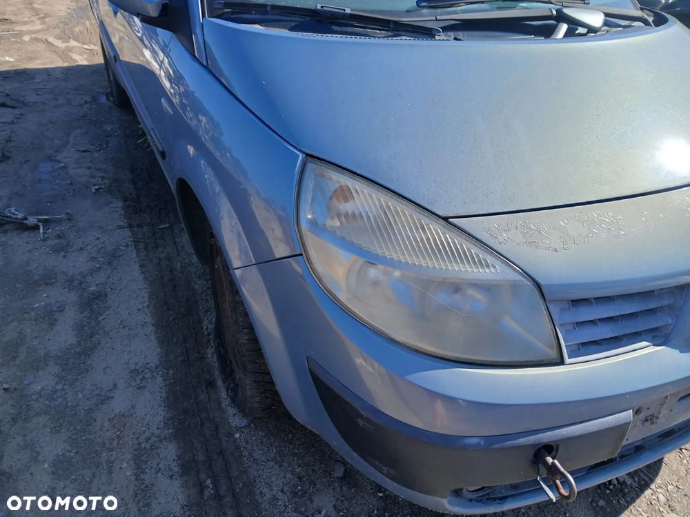 renault scenic II TED47 maska pokrywa silnika klapa bagażnika zderzak lampa reflektor pas przedni stop - 2