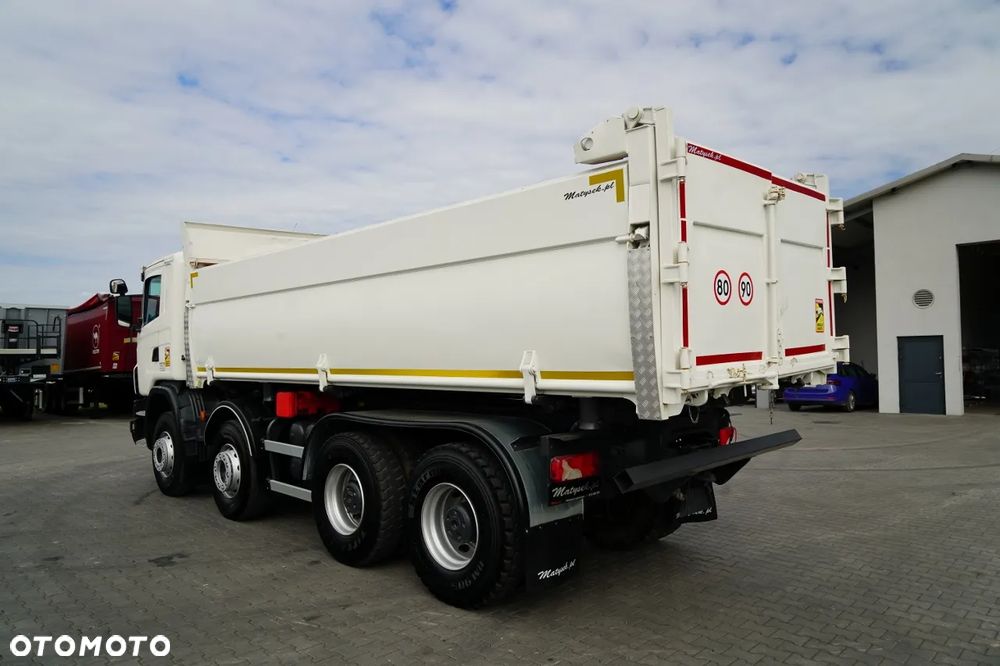 Scania G 480 / 8x4 / WYWROTKA / HYDROBURTA / BORDMATIC / MANUAL - 14