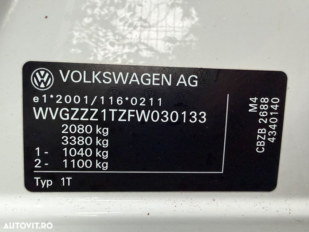 Volkswagen Touran 1.2 TSI Cup - 15