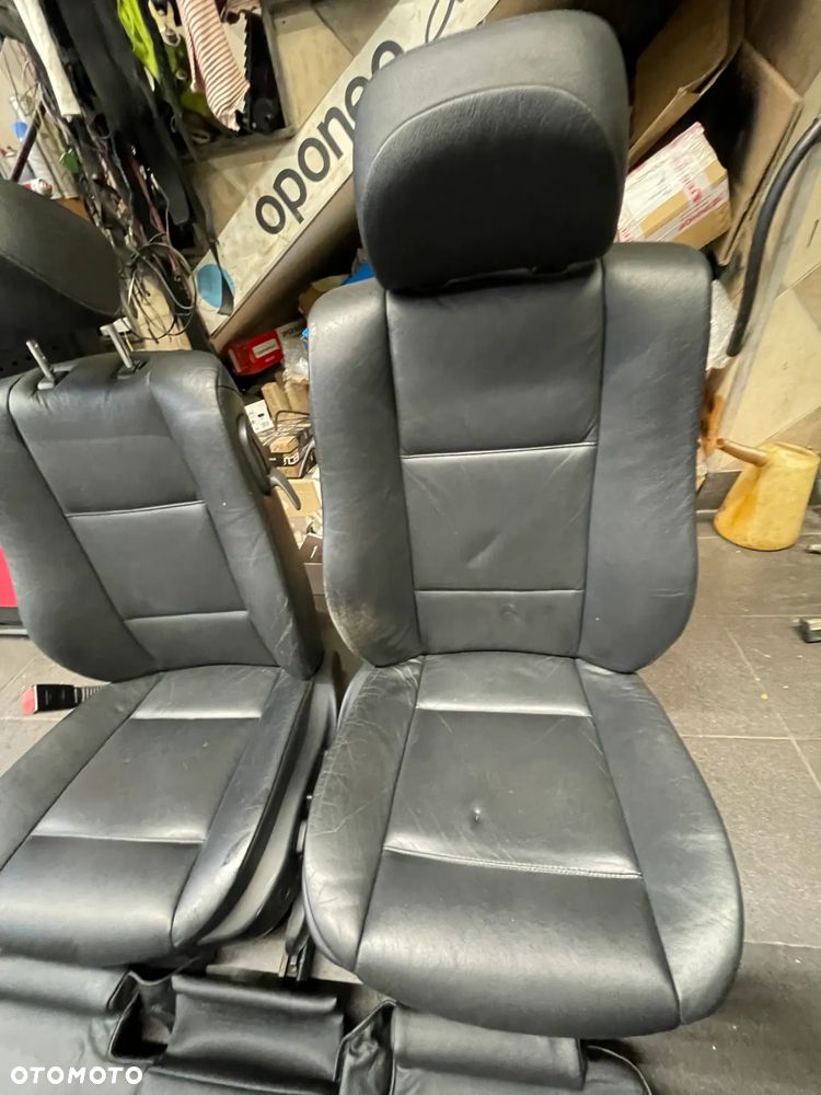 Bmw E46 Fotele, Kanapa Skóra Elektryczne Anglik - 4
