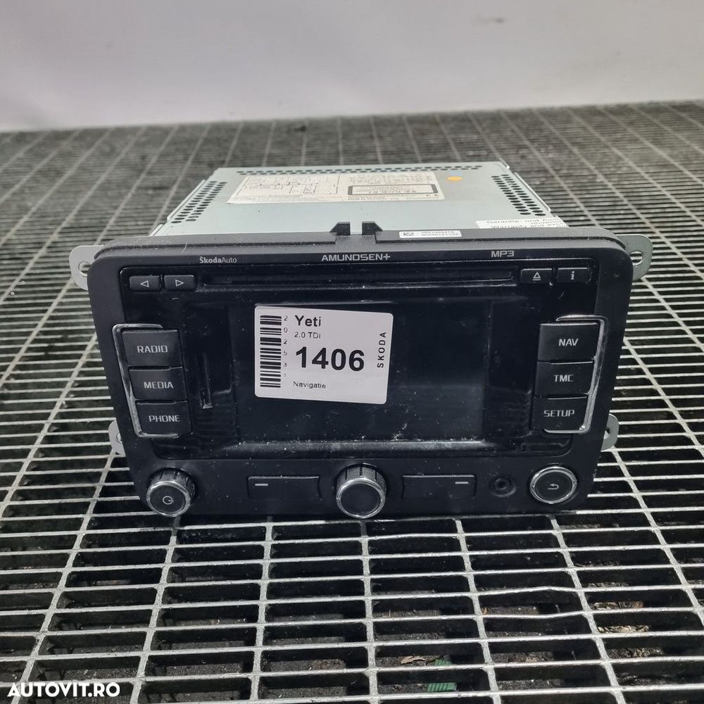 Navigatie Skoda Yeti 2009 - 2013 (1406) 3t0035192D - 1