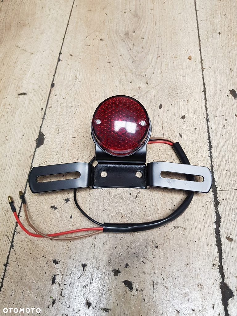 Lampa tył uchwyt tablicy Harley Cafe Racer Bobber Chopper Drag - 5
