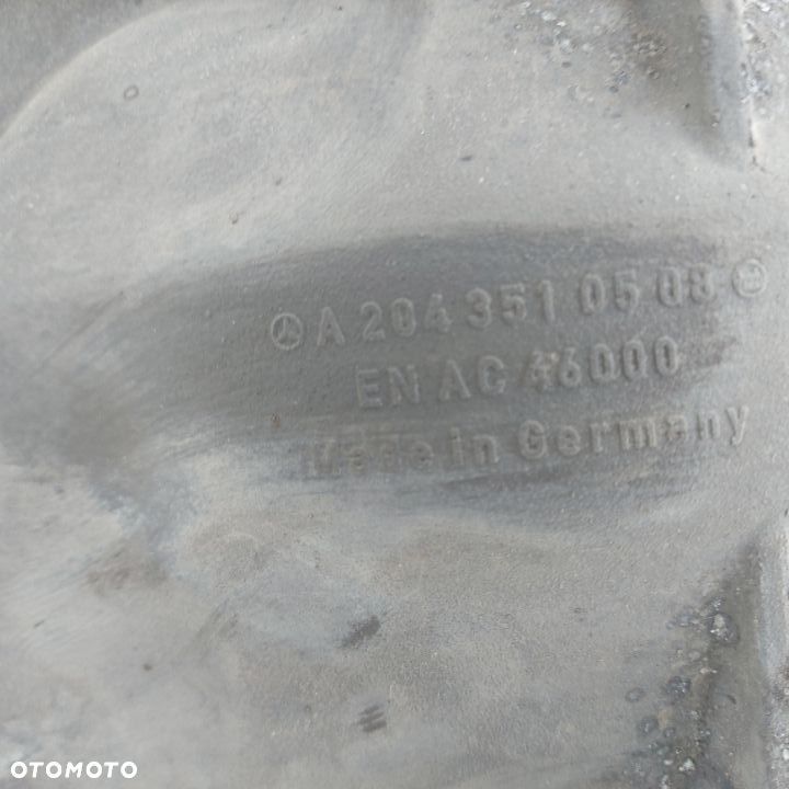 MOST TYLNY DYFER MERCEDES E W212 C W204 DIESEL 2043510508 ORYGINALNY DEMONTAZ - 4