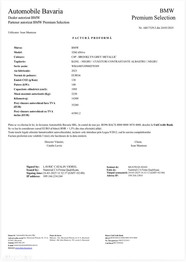 BMW Seria 3 320d xDrive Aut. M Sport - 10