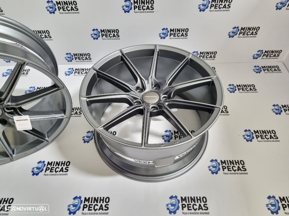 Jantes Veemann (V-FS48) em 19" (5x120) GunMetal - 7