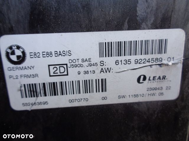 moduł sterownik świateł bmw e82 e88 BASIS - 1
