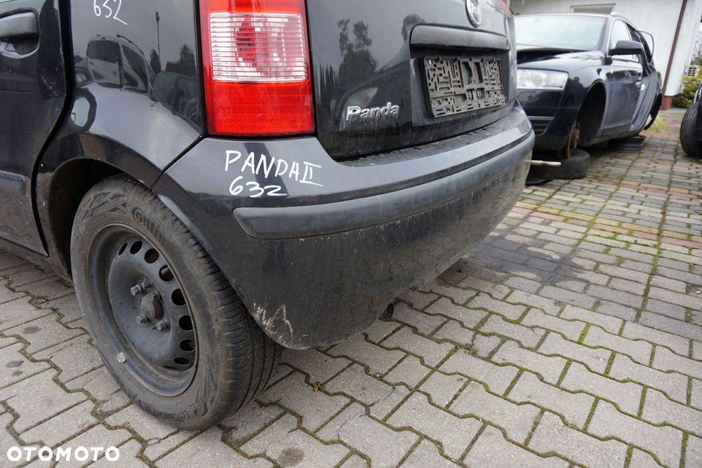 ZDERZAK TYLNY PANDA II 632  CZARNY FIAT 2003-2012 - 2