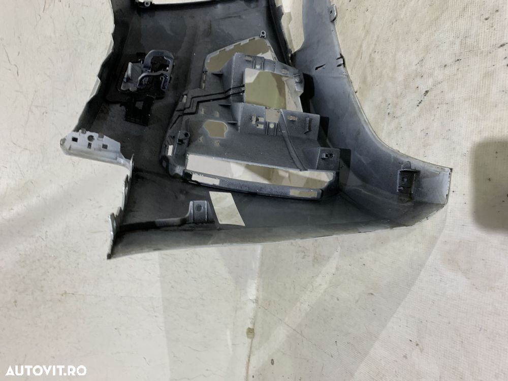 Bara fata Audi A4, B9, facelift, S-Line, 2020, 2021, 2022, 2023, 2024, cod origine OE 8W0807437AQ, cu gauri pentru spalatori faruri. - 14