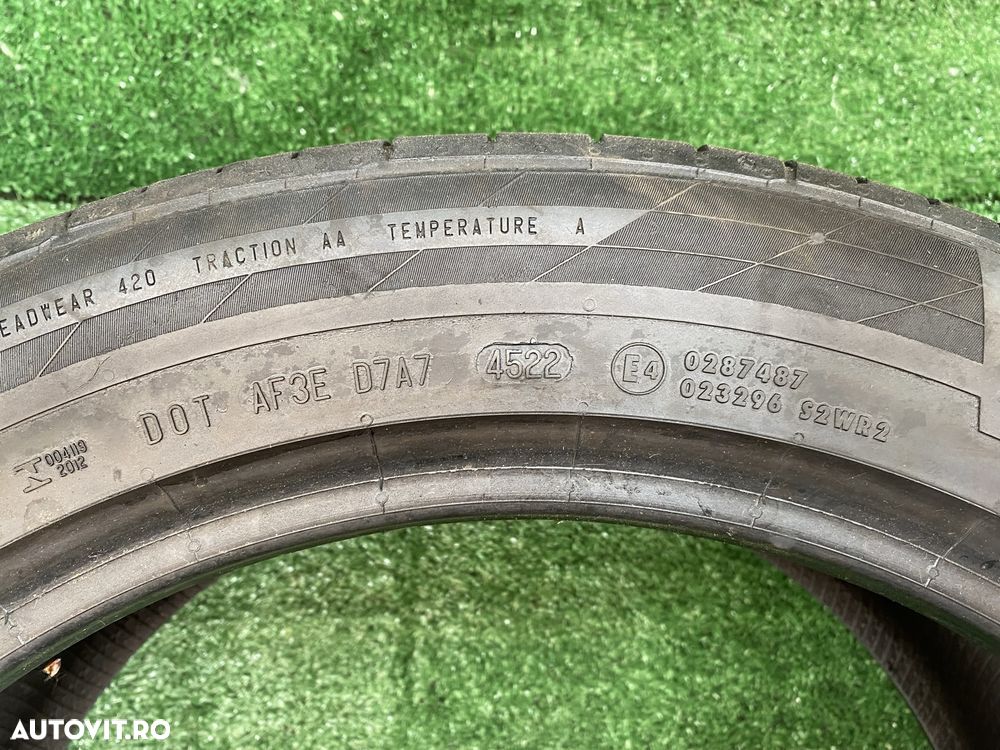 Set 2 anvelope vară Continental ContiSportContact5 255 45 19  5-6 mm - 7