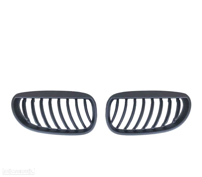 GRELHAS FRONTAIS BMW E60 03-10 PRETO - 2