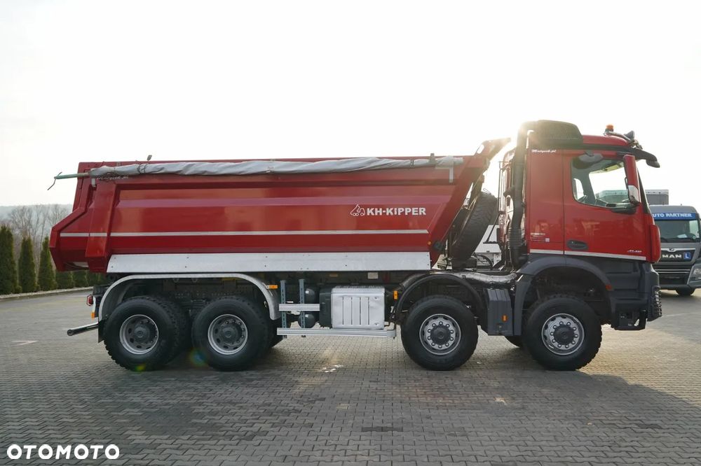 Mercedes-Benz AROCS 4145 / 8x8 / WYWROTKA TYLNOZSYPOWA / KH KIPPER  / MANUAL /  EURO 6 - 9