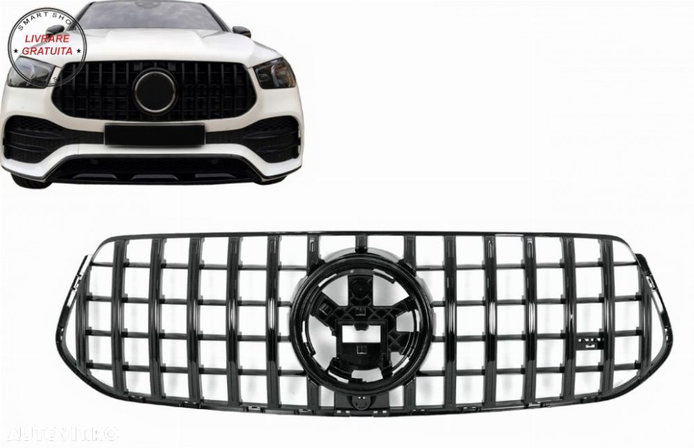 Grila Centrala Mercedes GLE SUV W167 V167 GLE Coupe C167 Sport Package (2019-Up) G- livrare gratuita - 12