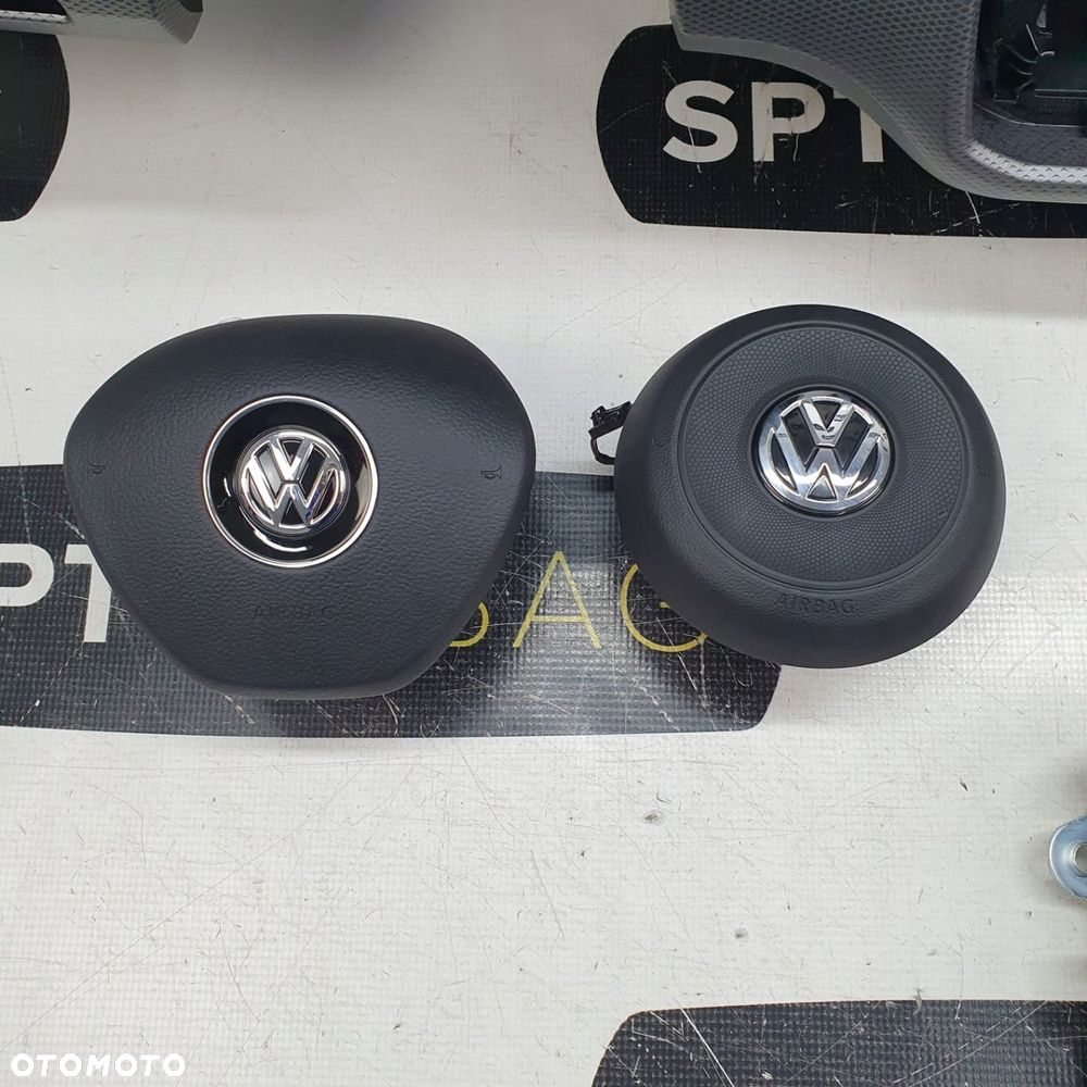 VW UP! UP DESKA ROZDZIELCZA KONSOLA KOKPIT PULPIT PODUSZKI AIRBAG AIR BAG PASY KIT SET - 9