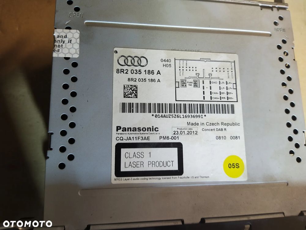 Radio audi a4 b8 lift 8R2035186A