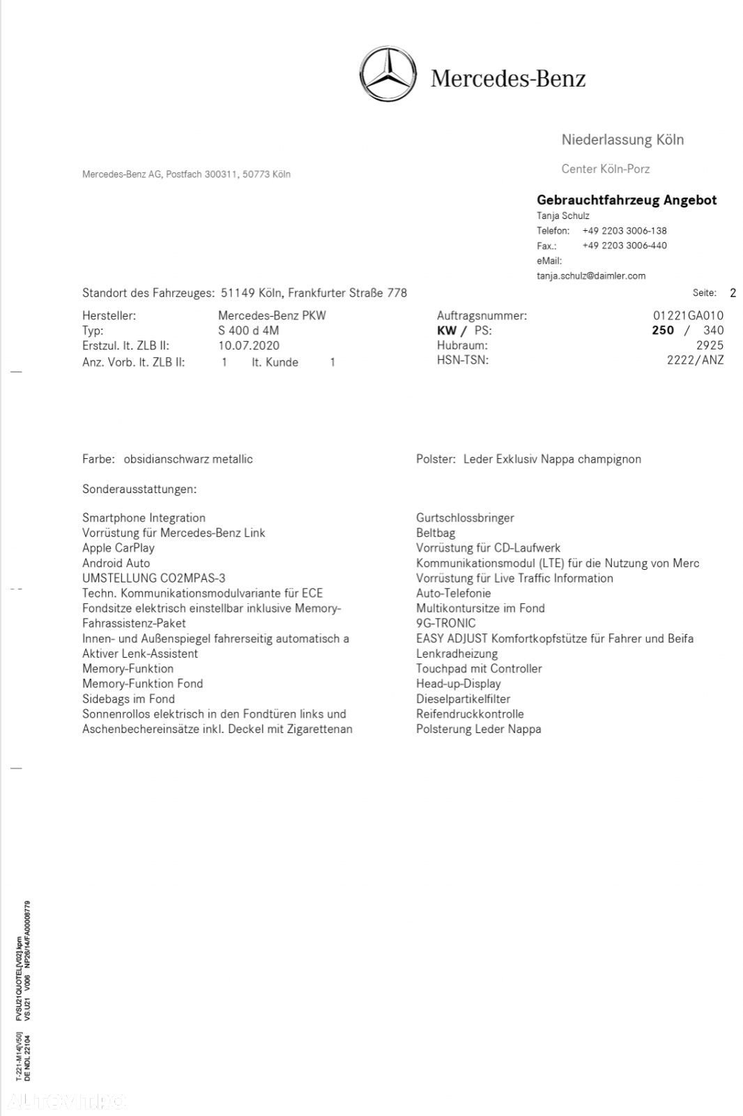 Mercedes-Benz S 400 d 4MATIC Long Aut - 29