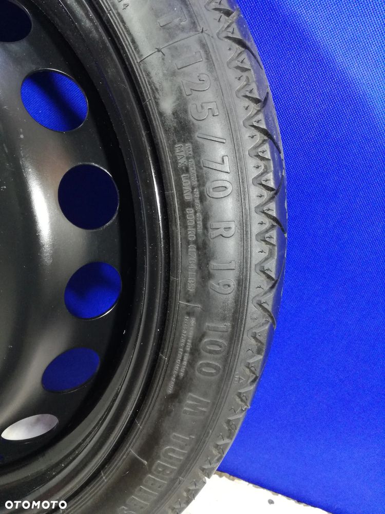 Audi A4 B8 koło dojazdowe zapas 5x112 T125/70 R19 ET29 2190900 - 5