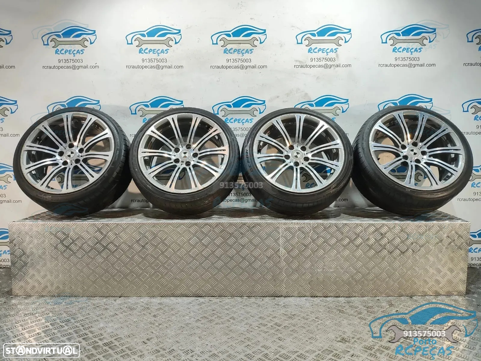 Jantes 19" BMW M3 E92 dupla medida - 8,5J / 9,5J - ET23 | ET29 | 5x120 - 19 Polegadas | Originais BMW | 5 x 120 | E90 | E93 | LCI | E87 | E81 | E88 | E82 | F30 | F31 | 36112283555 | 2283555 | 36112283556 | 2283556 - 2