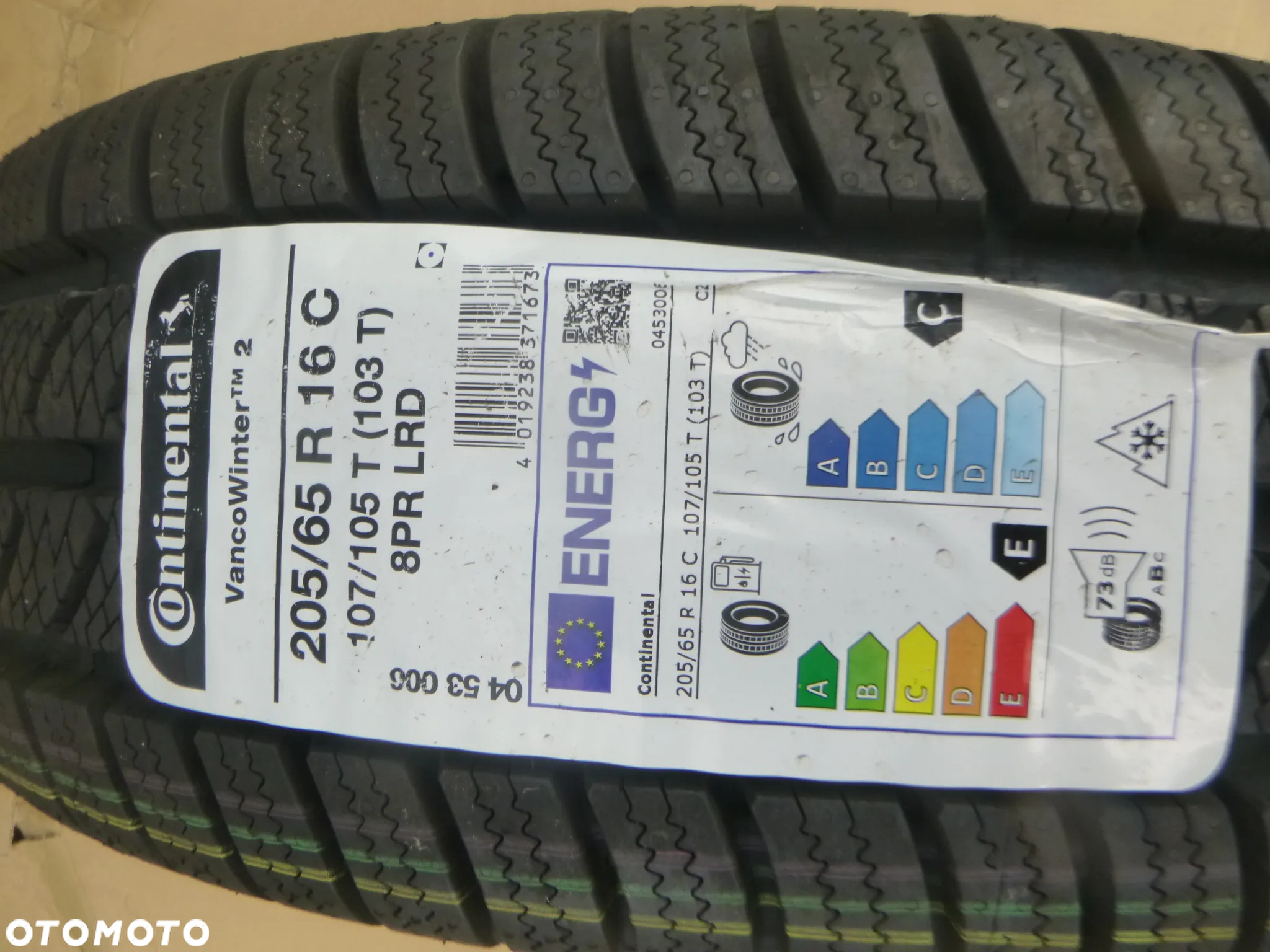 nowa opona zimowa continental vancowinter 2 205/65 r16c 107/105t - 2