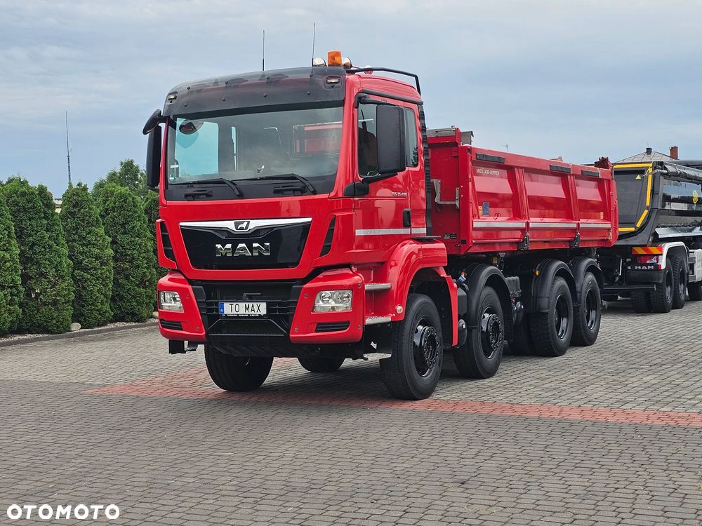 MAN TGS 35.460 WYWROTKA 8X4 MEILLER-KIPPER+HYDROBURTA! - 31