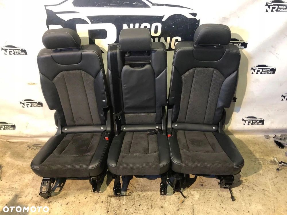 FOTELE TAPICERKA AUDI Q7 4M 7-OS GRZANE S-LINE - 13