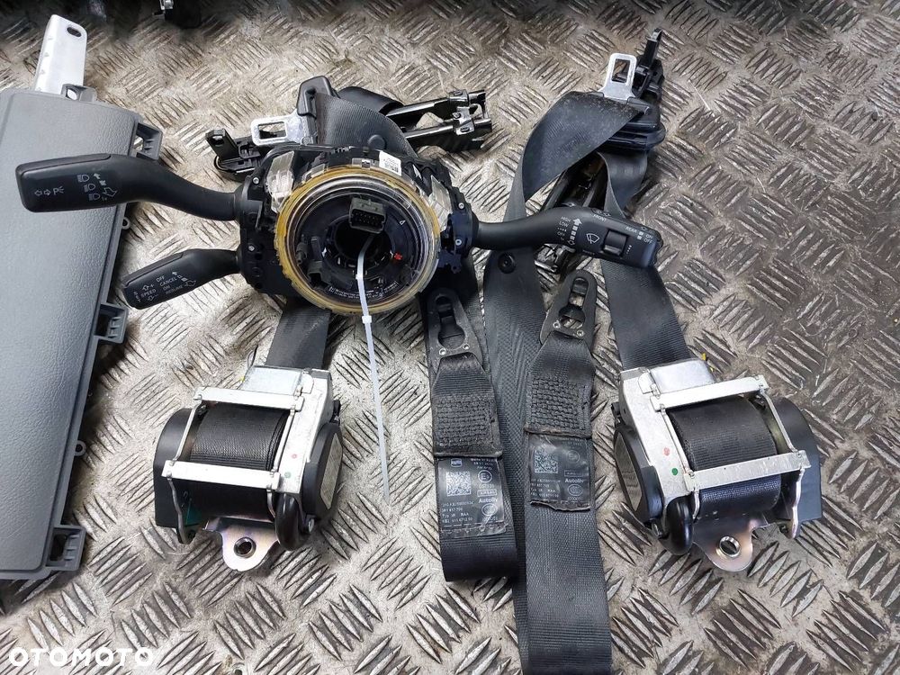 ZESTAW AIRBAG KOKPIT DESKA MODUŁ PODUSZKI PASY SEAT EXEO I 3R0880201C - 7