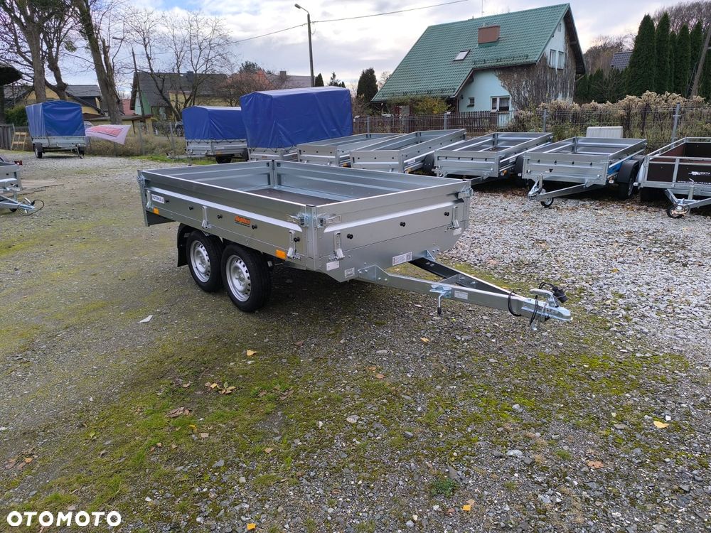 Martz Przyczepa Neptun N7-263 2 KPS BASELINE 263x145x30 2 osie 750 kg koła pod spodem platforma - 14